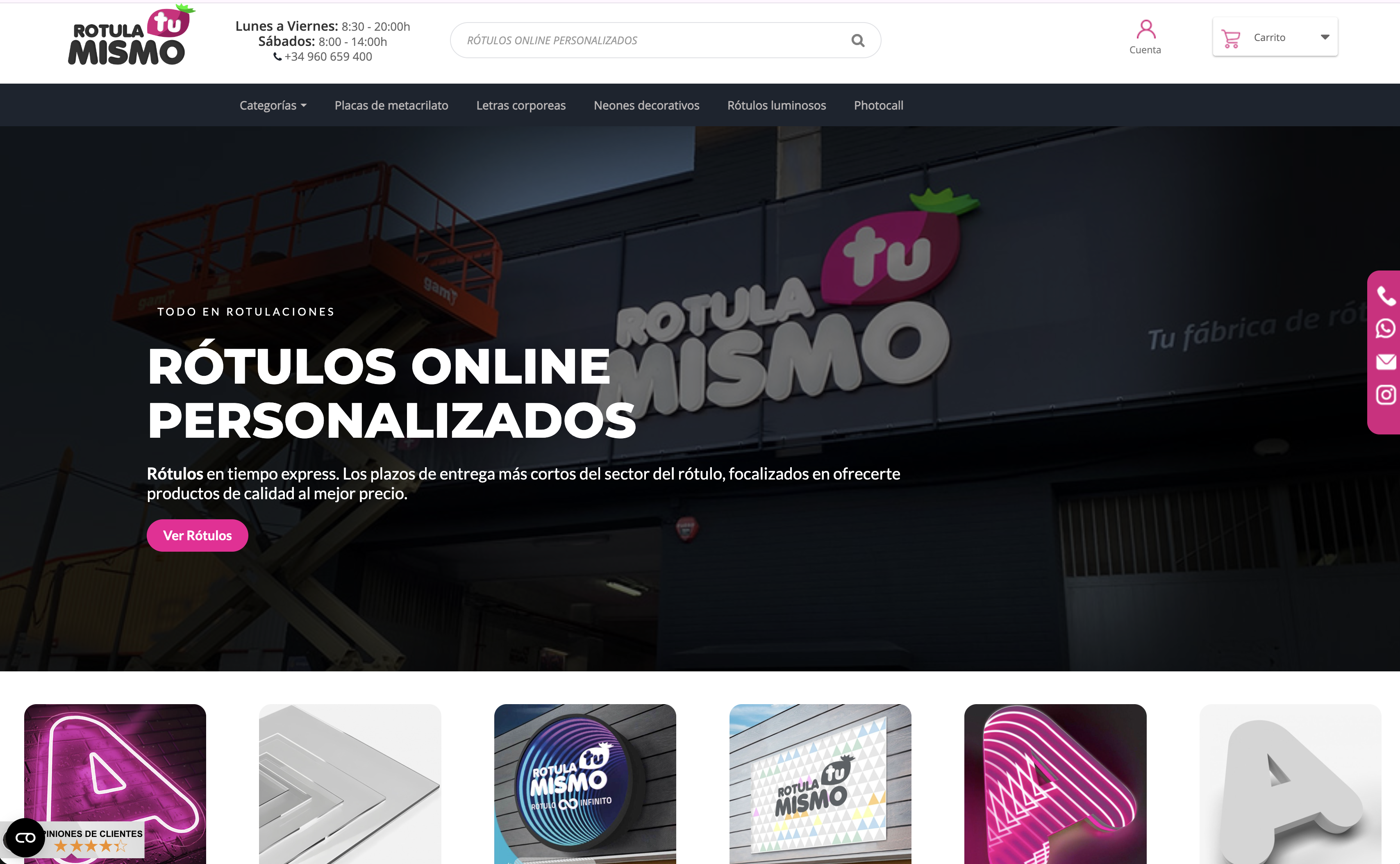 Ecommerce - Rotula Tú Mismo