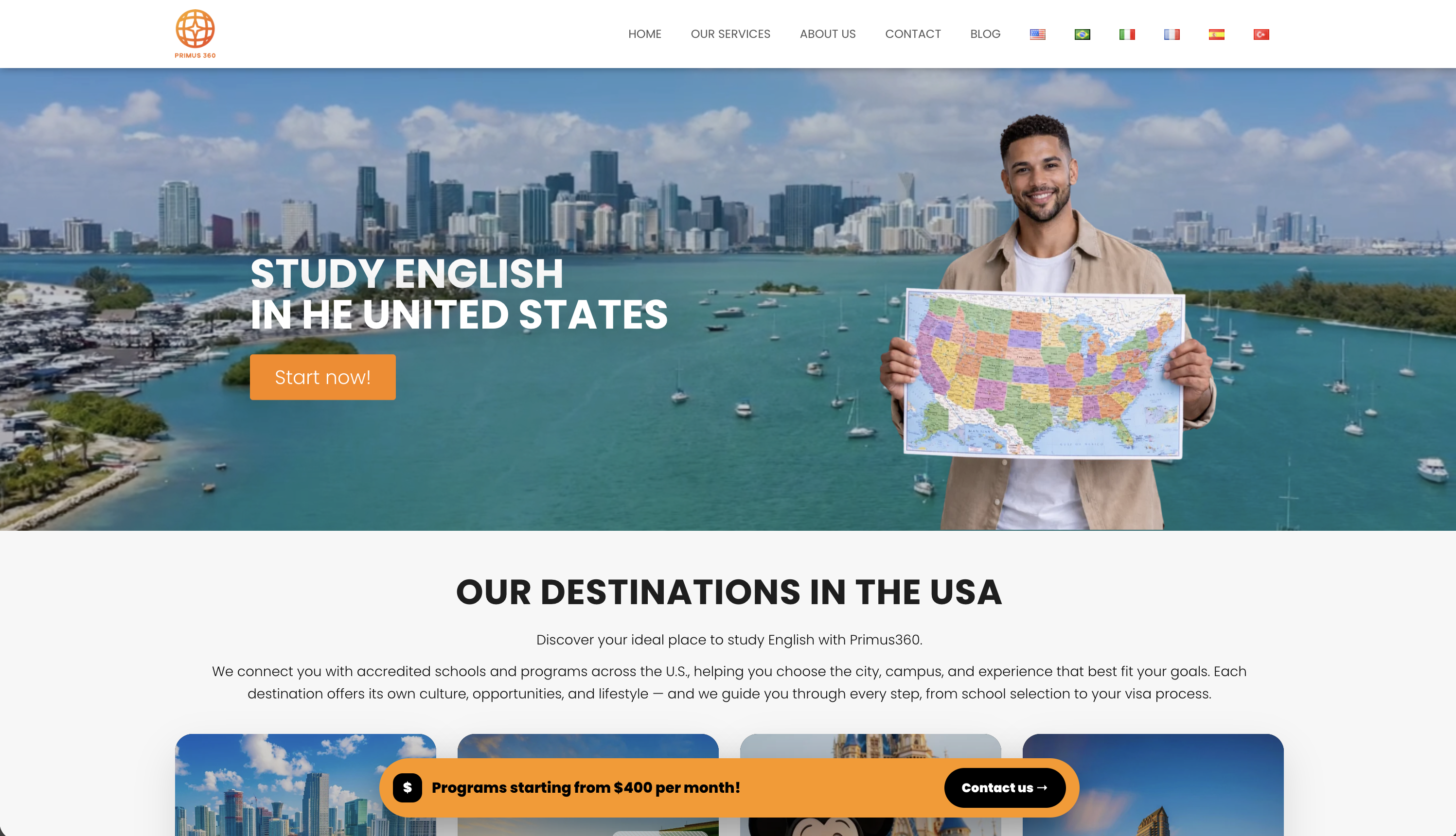 Web corporativa - Primus360